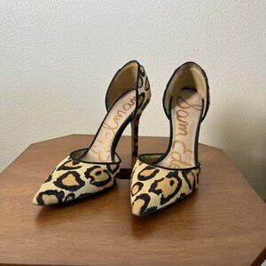 Sam Edelman Leopard Pointed High Heels